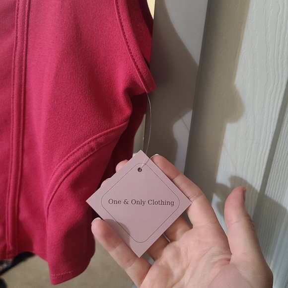 NWT Hot Pink Faux Corset Tank Top - Picture 4 of 11